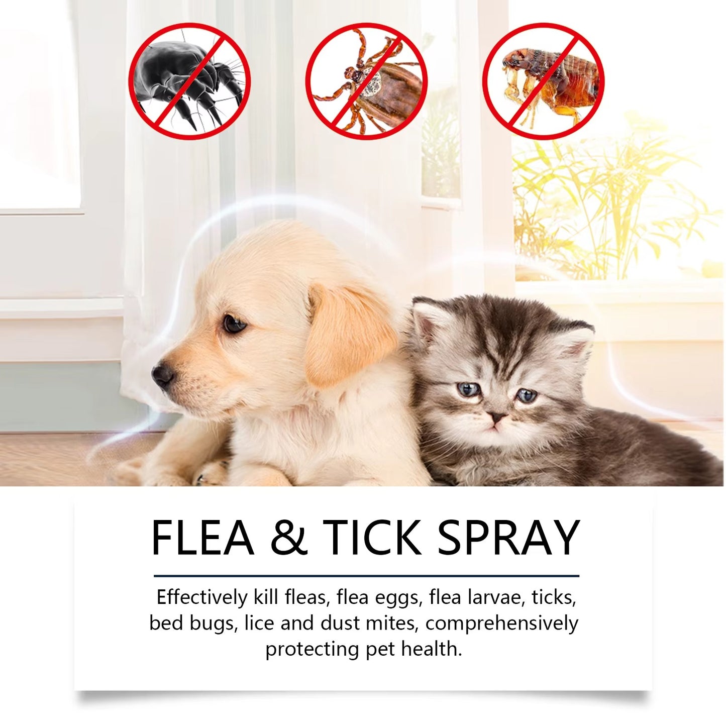 Dematting Spray for Dogs with Peppermint Oil—16 oz