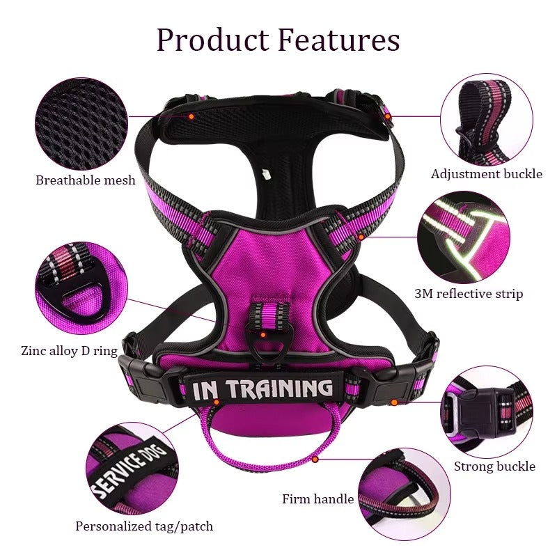 Supreme Dog Harness—Premium Streetwear-Inspired Pet Gear