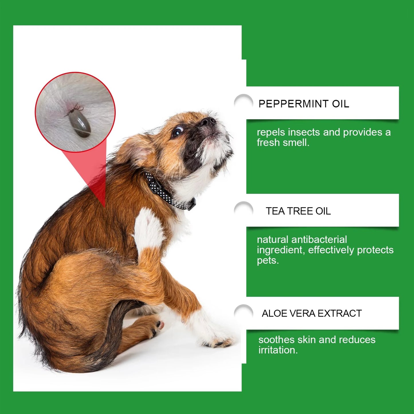 Dematting Spray for Dogs with Peppermint Oil—16 oz
